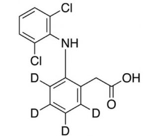 Diclofenac-d4 (CAS 153466-65-0) - chemical structure image