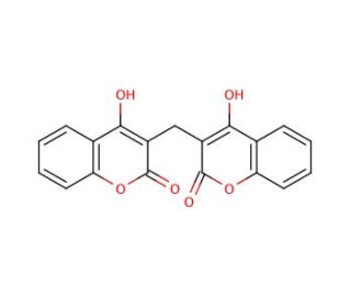 Dicoumarol (CAS 66-76-2) - chemical structure image