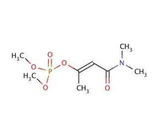 Dicrotophos (CAS 141-66-2) - chemical structure image