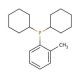 Dicyclohexyl(2-methylphenyl)phosphine (CAS 173593-25-4) - chemical structure image