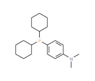 Dicyclohexyl(4-(N,N-dimethylamino)phenyl)phosphine (CAS 40438-64-0) - chemical structure image