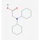 Dicyclohexylamino-acetic acid (CAS 102964-47-6) - chemical structure image