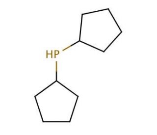 Dicyclopentylphosphine (CAS 39864-68-1) - chemical structure image