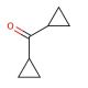Dicyclopropyl ketone (CAS 1121-37-5) - chemical structure image