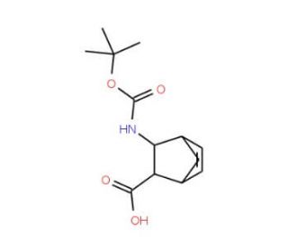 diendo-3-tert-Butoxycarbonylamino-bicyclo[2.2.1]hept-5-ene-2-carboxylic acid (CAS 148257-12-9) - chemical structure image