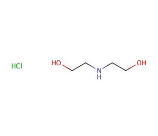 Diethanolamine hydrochloride (CAS 14426-21-2) - chemical structure image
