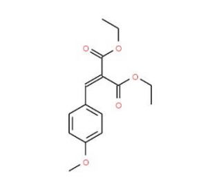 Diethyl 2-[(4-methoxyphenyl)methylene]malonate (CAS 6768-23-6) - chemical structure image