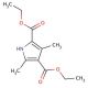 Diethyl 2,4-dimethylpyrrole-3,5-dicarboxylate (CAS 2436-79-5) - chemical structure image