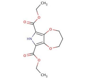 Diethyl 3,4-propylenedioxypyrrole-2,5-dicarboxylate (CAS 870704-20-4) - chemical structure image