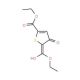 diethyl 3-hydroxythiophene-2,5-dicarboxylate (CAS 99187-10-7) - chemical structure image