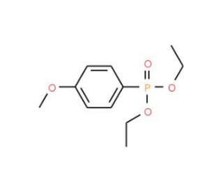 Diethyl (4-methoxyphenyl)phosphonate (CAS 3762-33-2) - chemical structure image
