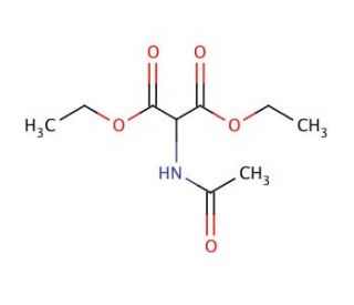 Diethyl acetamidomalonate (CAS 1068-90-2) - chemical structure image