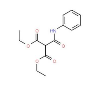 Diethyl benzamidomalonate (CAS 16798-45-1) - chemical structure image