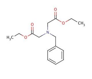 Diethyl benzyliminodiacetate (CAS 17136-37-7) - chemical structure image