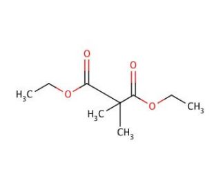 Diethyl dimethylmalonate (CAS 1619-62-1) - chemical structure image
