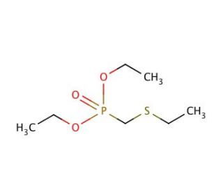 Diethyl (ethylthiomethyl)phosphonate (CAS 54091-78-0) - chemical structure image