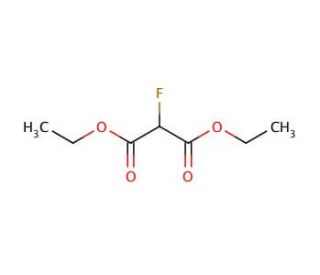 Diethyl fluoromalonate (CAS 685-88-1) - chemical structure image