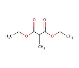 Diethyl methylmalonate (CAS 609-08-5) - chemical structure image