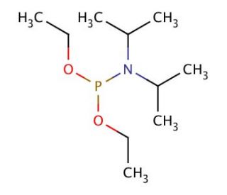 Diethyl N,N-diisopropylphosphoramidite (CAS 42053-26-9) - chemical structure image