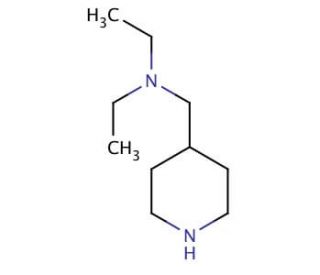 Diethyl(piperidin-4-ylmethyl)amine (CAS 116905-90-9) - chemical structure image