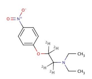 Diethyl[2-(4-nitrophenoxy)ethyl]amine-d4 - chemical structure image