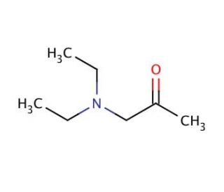 (Diethylamino)acetone (CAS 1620-14-0) - chemical structure image