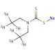 Diethyldithiocarbamic Acid-d10 Sodium Salt Trihydrate - chemical structure image