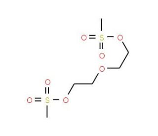 Diethylene Glycol Dimethanesulfonate (CAS 34604-52-9) - chemical structure image