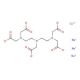 Diethylenetriamine-pentaacetic acid copper(II) trisodium salt hemihydrate (CAS 12189-76-3) - chemical structure image