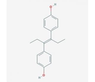 Diethylstilbestrol (CAS 56-53-1) - chemical structure image