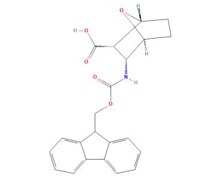 diexo-3-(9H-Fluoren-9-ylmethoxycarbonylamino)-7-oxa-bicyclo[2.2.1]heptane-2-carboxylic acid (CAS 1212211-21-6) - chemical str