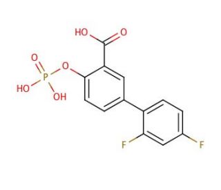 Diflunisal Phosphate (CAS 84958-45-2) - chemical structure image