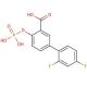 Diflunisal Phosphate 的分子结构, CAS编号: 84958-45-2 Diflunisal Phosphate (CAS 84958-45-2) - chemical structure image