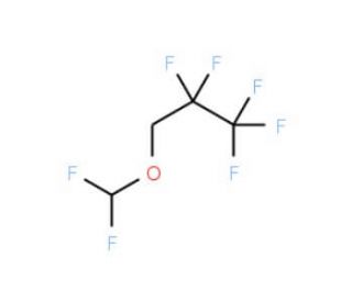 Difluoromethyl 2,2,3,3,3-pentafluoropropyl ether (CAS 56860-81-2) - chemical structure image