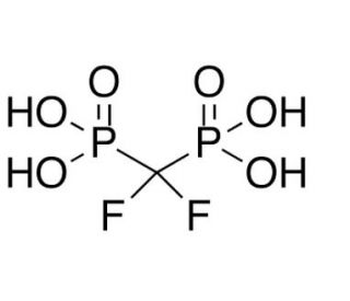Difluoromethylenediphosphonic Acid (CAS 10596-32-4) - chemical structure image