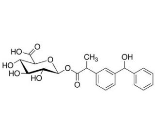 Dihydro Ketoprofen &beta;-D-Glucuronide, Mixture of Diastereomers (CAS 849104-47-8) - chemical structure image