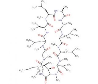 Dihydrocyclosporin A (CAS 59865-15-5) - chemical structure image