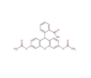 Dihydrofluorescein diacetate - chemical structure image