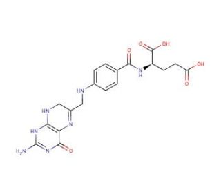Dihydrofolic acid (CAS 4033-27-6) - chemical structure image