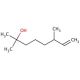 Dihydromyrcenol (CAS 18479-58-8) - chemical structure image