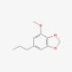 Dihydromyristicin (CAS 52811-28-6) - chemical structure image