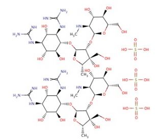 Dihydrostreptomycin sesquisulfate (CAS 5490-27-7) - chemical structure image