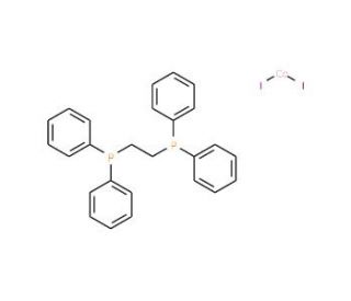 Diiodo(bis(diphenylphosphino)ethane)cobalt(II) (CAS 34775-39-8) - chemical structure image