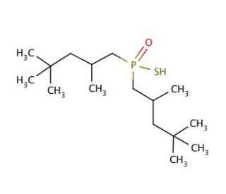 Diisooctylthiophosphinic acid (CAS 132767-86-3) - chemical structure image