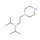 Diisopropyl-(2-piperazin-1-yl-ethyl)-amine (CAS 59955-93-0) - chemical structure image