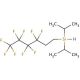 Diisopropyl(3,3,4,4,5,5,6,6,6-nonafluorohexyl)silane (CAS 356056-13-8) - chemical structure image
