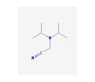 (Diisopropylamino)acetonitrile (CAS 54714-49-7) - chemical structure image