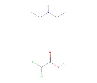 Diisopropylammonium dichloroacetate (CAS 660-27-5) - chemical structure image