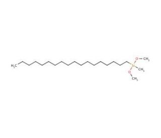 Dimethoxy-methyl-octadecylsilane (Mixed isomers) (CAS 70851-50-2) - chemical structure image