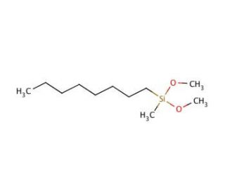 Dimethoxy(methyl)octylsilane (CAS 85712-15-8) - chemical structure image